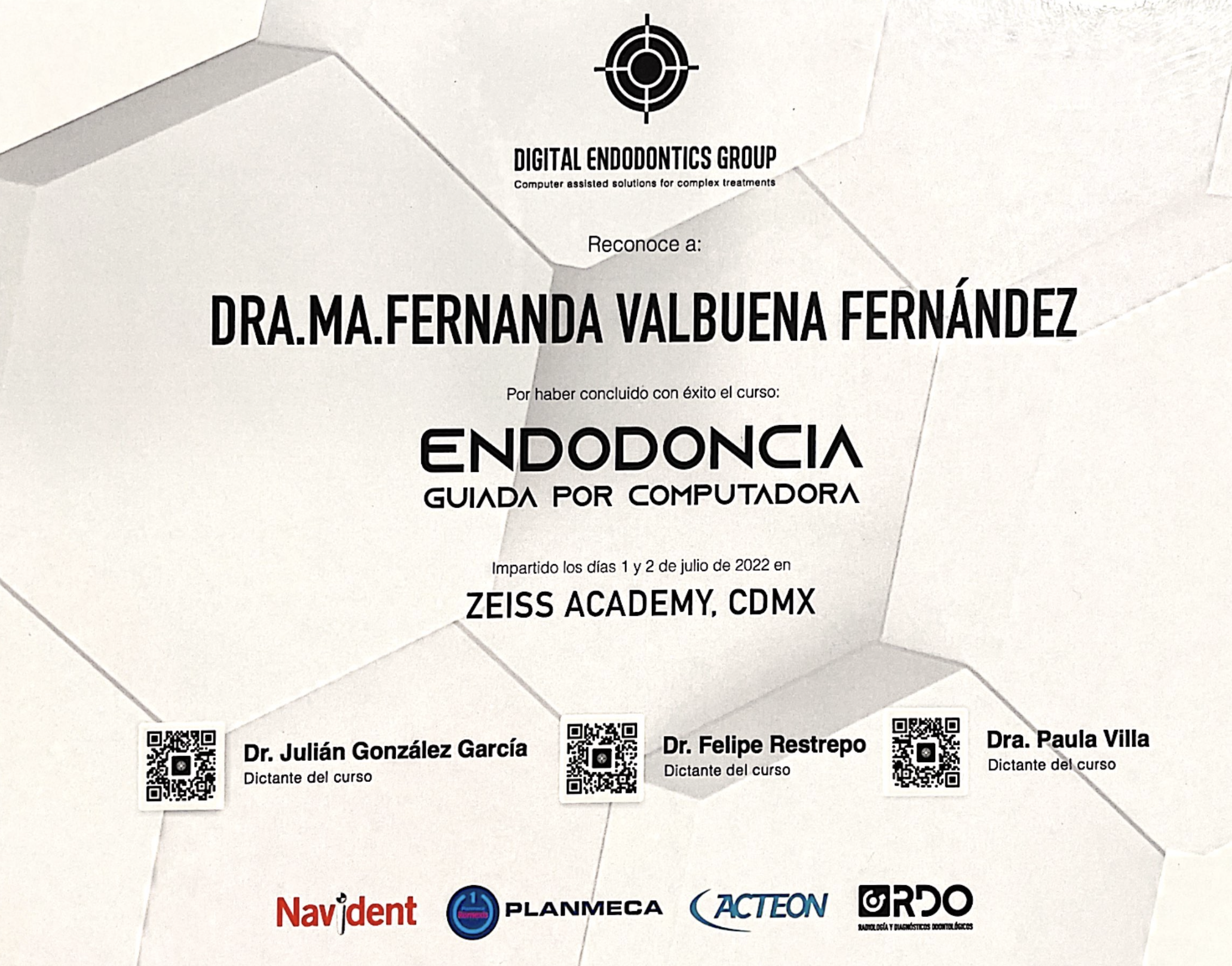 Curso Endodoncia guiada por computadora