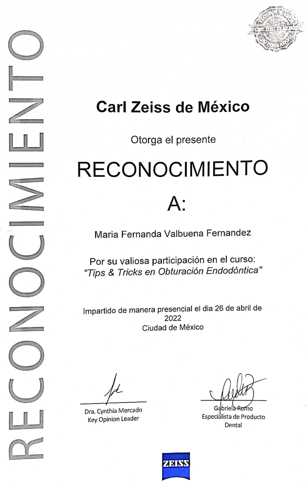 Curso Tips y Trucks en Obturación Endodóntica