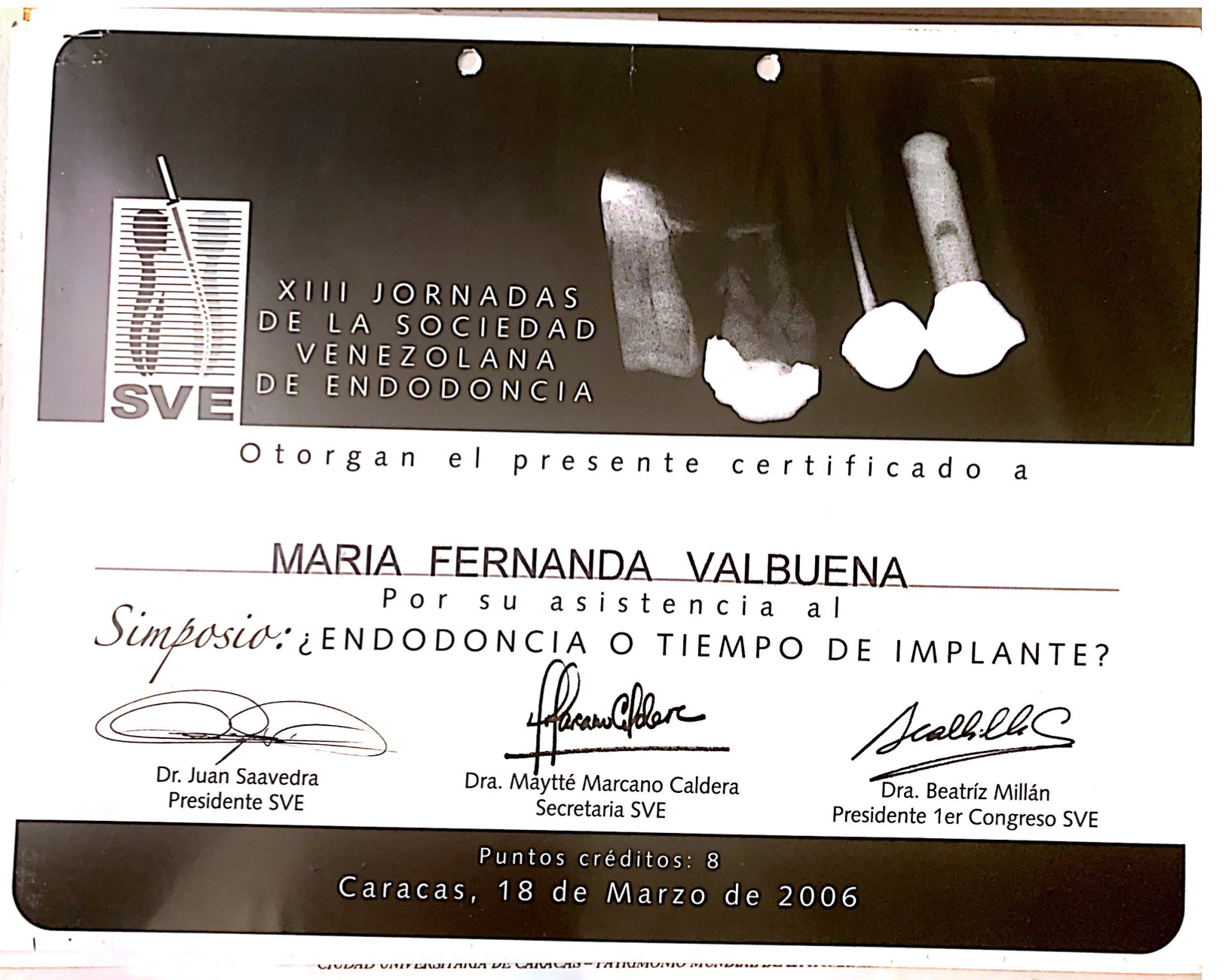 Simposio Endodoncia o Tiempo de Implantes