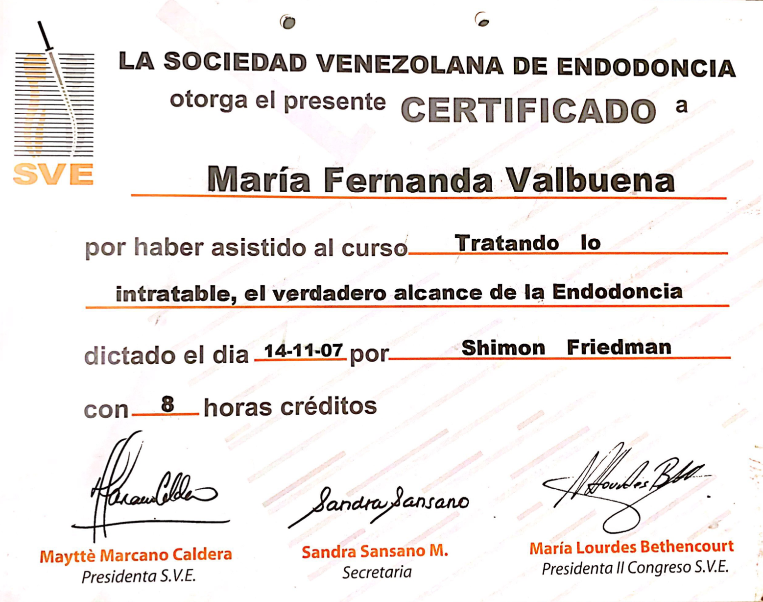 Curso Tratando lo intratable, el verdadero alcance de la endodoncia