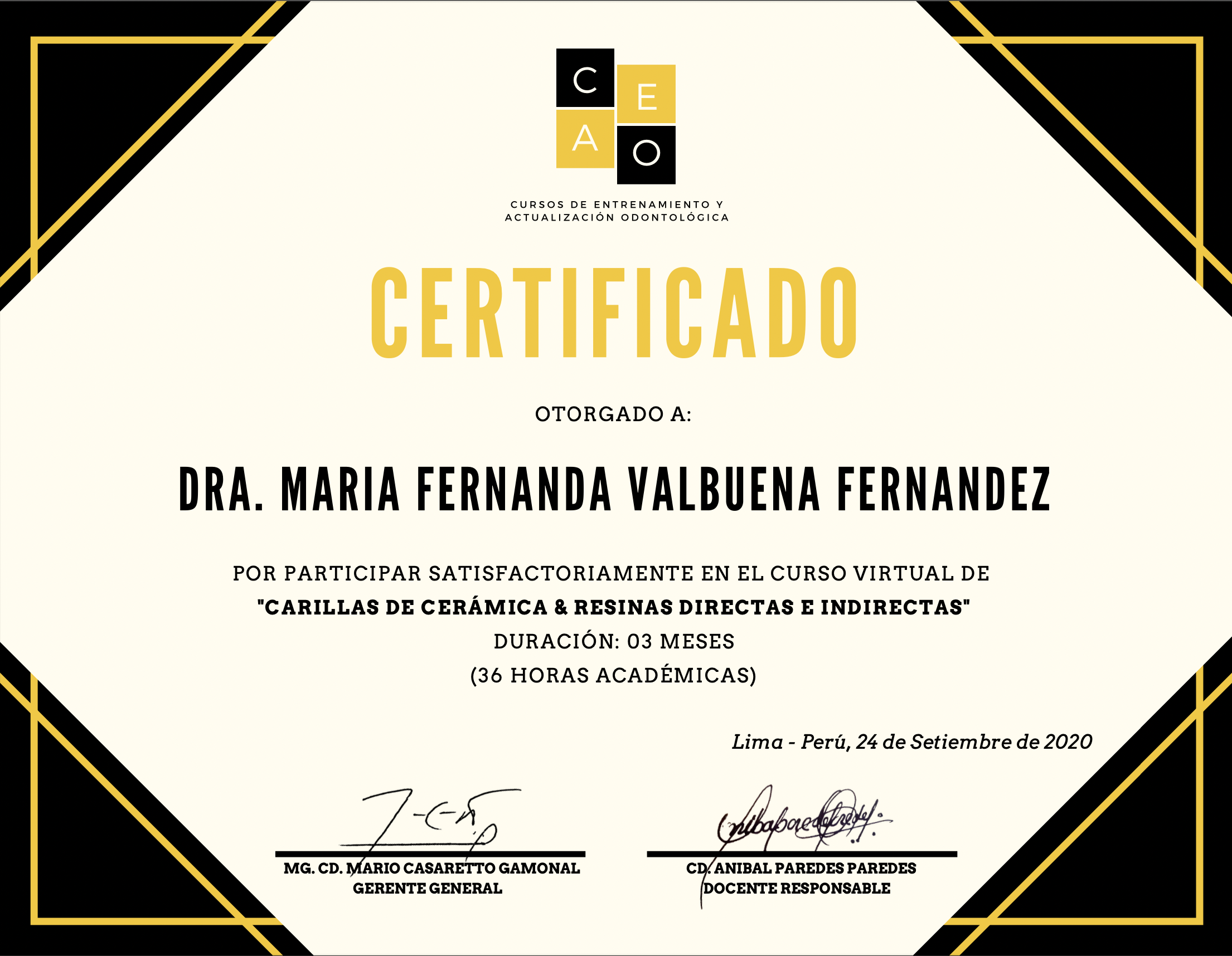 Curso Carillas de Cerámica y Resinas directas e indirectas